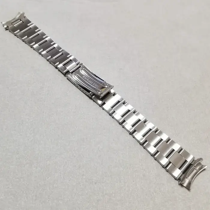 Bracelet de montre à rivets huîtres en acier inoxydable 316L