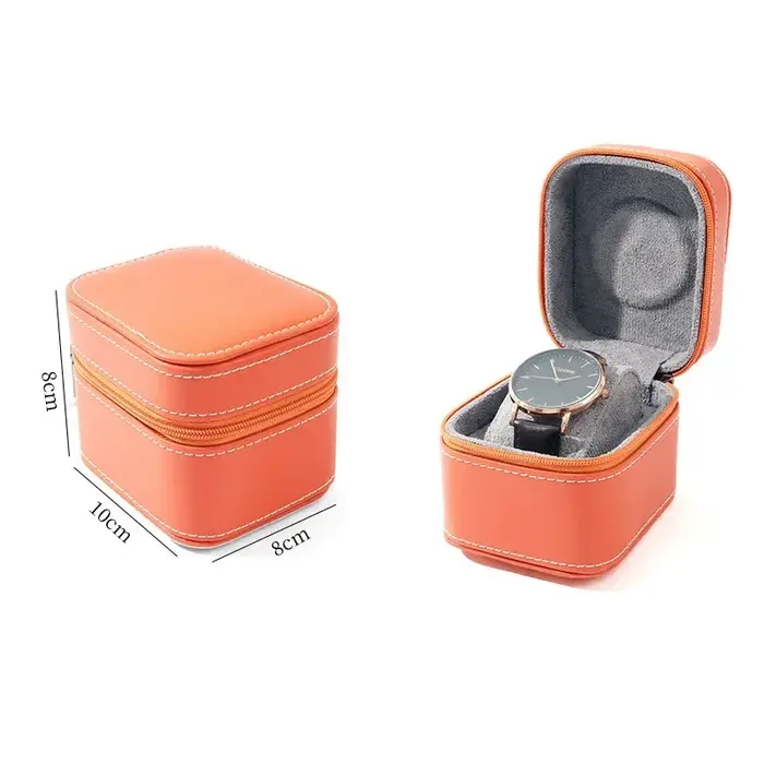 Boîtier de montre unique en cuir PU