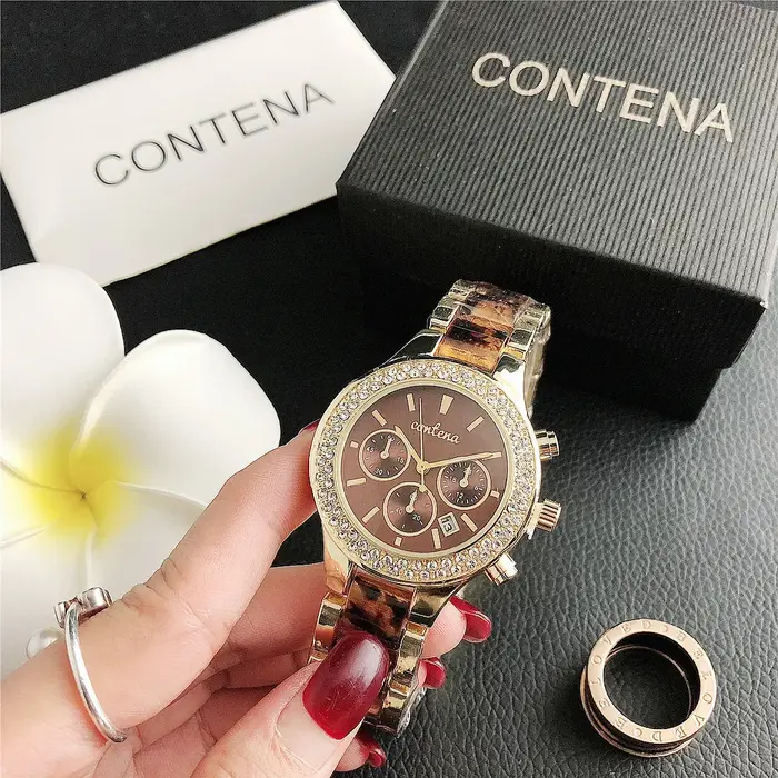 CONTENA Top marque montres de luxe pour les femmes mode Bracelet en acier créatif
