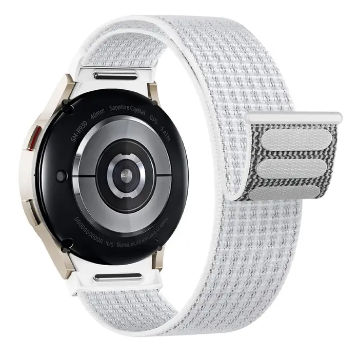 Bracelet pour Samsung Galaxy Watch 7/6/4/classique/5 pro 44mm 40mm poignet sans espaces en Nylon spo
