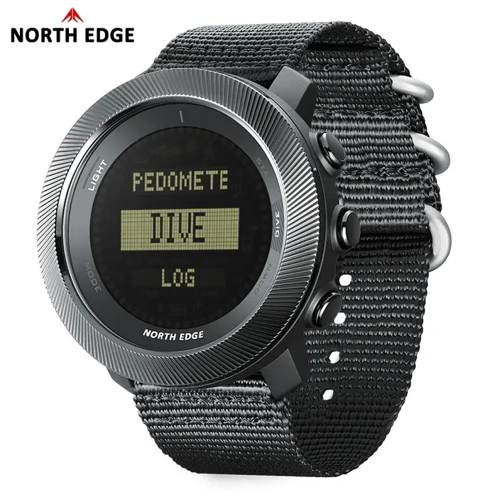 Montre numérique de plongée libre NORTH EDGE APACHE-D pour hommes
