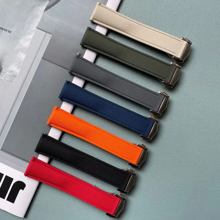 Bracelet de montre universel en caoutchouc FKM