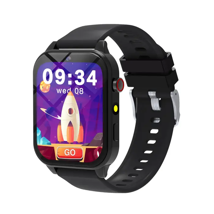 Montre connectée de jeux pour enfants, écran d'affichage de 1.83 pouces, moniteur de sommeil, caméra