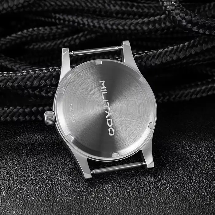 Militado ML05 38mm montre à Quartz mis5 2035/Ronda 515 mouvement montres bombé saphir cristal lumineux 100m