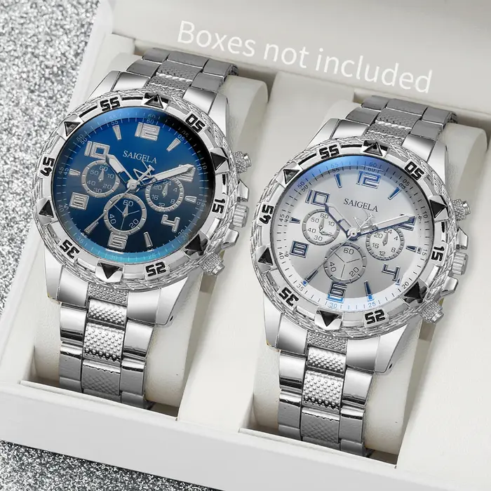 Ensemble de montres à quartz pour hommes d'affaires