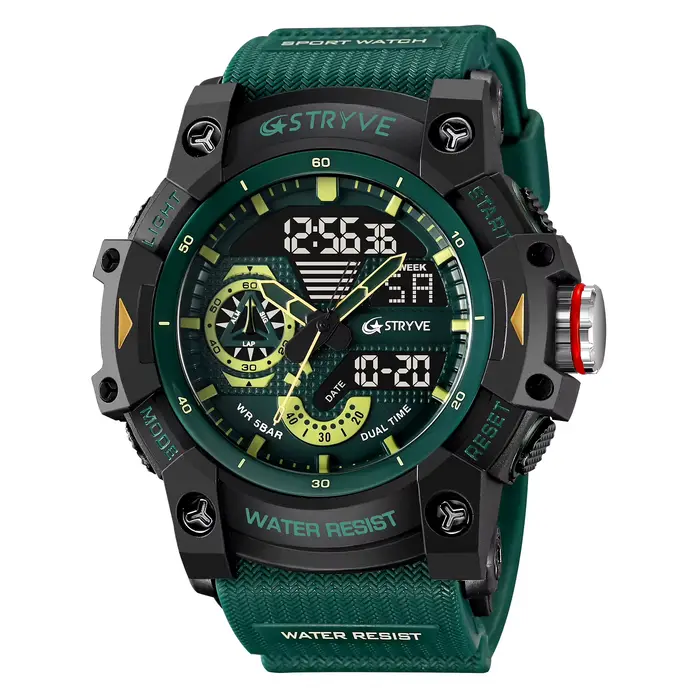 ICEYVE-Montre de sport étanche pour homme, analogique-numérique, mouvement touristique, calendrier S