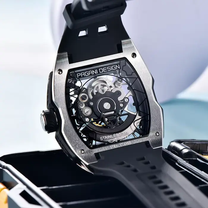 Montre-bracelet mécanique automatique pour homme