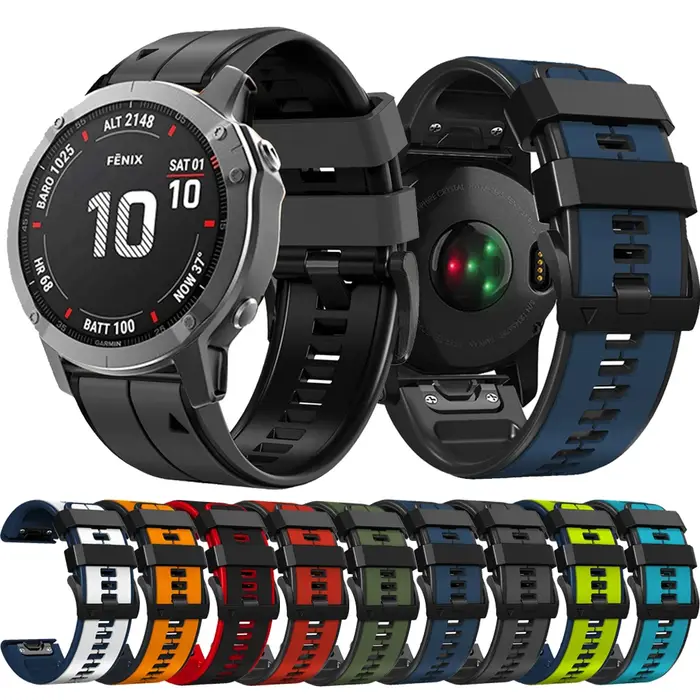 Bracelet pour Garmin Fenix 7X 5X 5 Plus 7 6 6X Smart 3 3HR 935