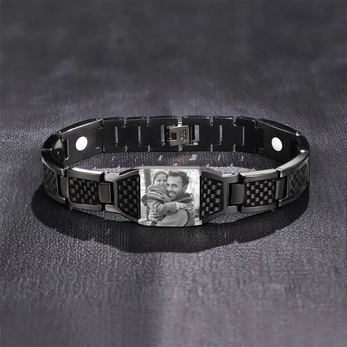 Bracelet Photo personnalisé pour hommes