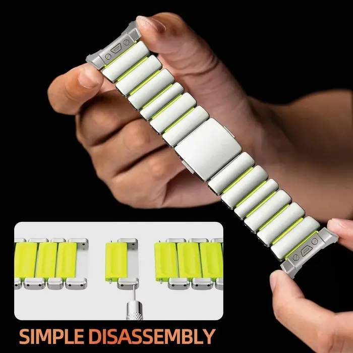 Bracelet magnétique en métal pour Samsung Galaxy Watch Ultra 2025