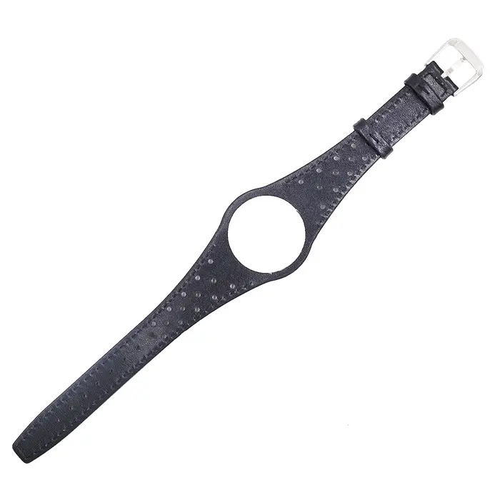 CARLYWET Bracelet de montre en cuir rouge bleu marron noir kaki avec boucle en acier argenté pour homme Omega Dynamic