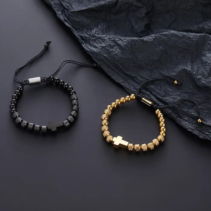 Bracelet en acier inoxydable galvanisé bon marché pour femmes
