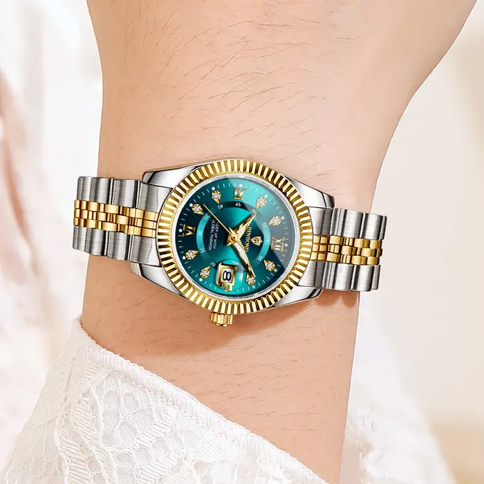 Montres à quartz BINBOND pour femmes, lumineuses, étanches, montre de luxe de marque pour femmes, cadeau pour petite amie.