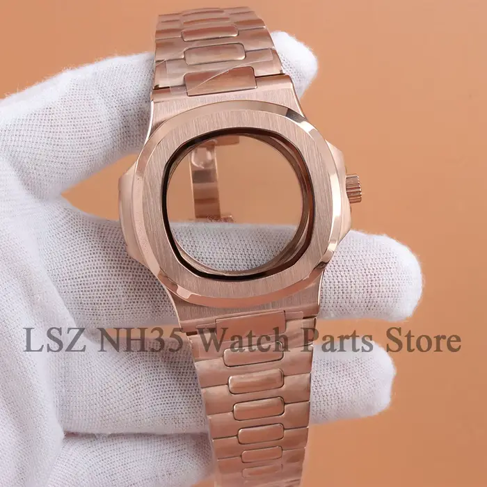 Boîtier de montre carré Nautilus modifié MOD 40mm NH35