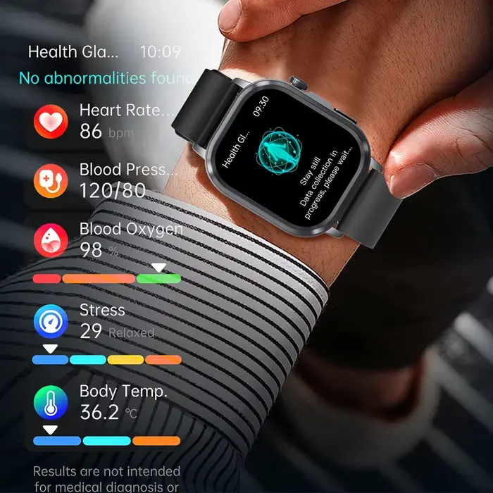 Montre connectée 2025, moniteur de santé précis
