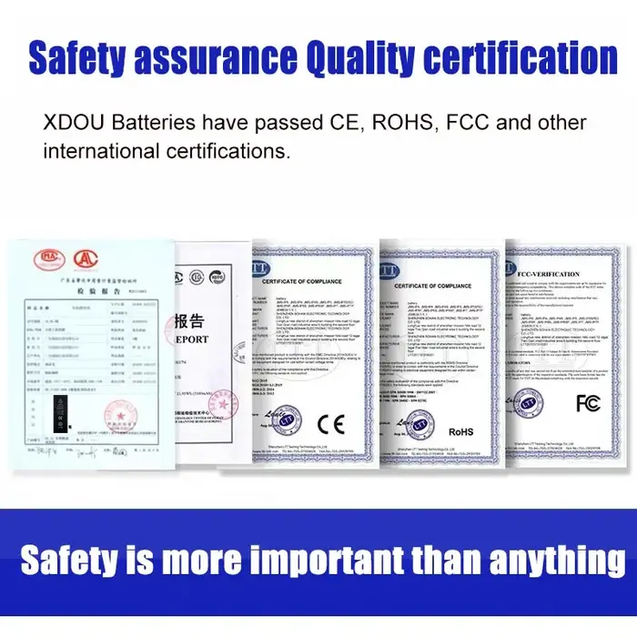 XDOU Nouveau 663032 Batterie pour montre intelligente Li-ion intégrée de haute qualité