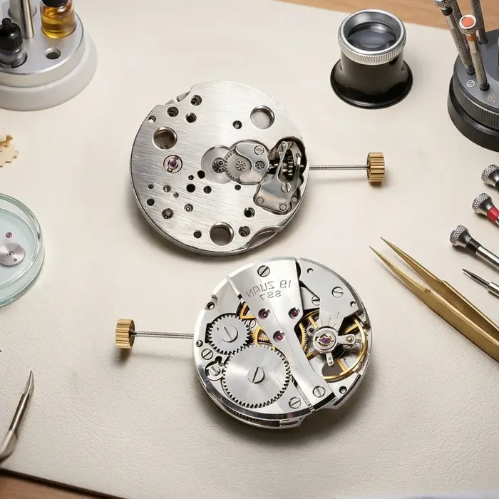 Pièces de rechange pour mouvement de montre Shanghai 7120