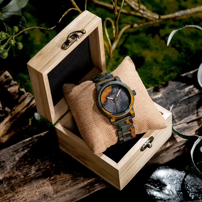 BOBOBIRD montre en bois montre-bracelet pour homme mouvement à Quartz japonais Crazy Horse cuir mode décontracté montres gravées cadeau personnalisé