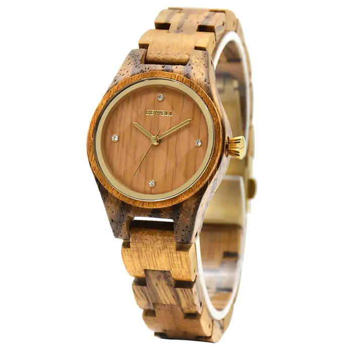 Montre en bois, montre-bracelet pour homme, montre à quartz analogique légère et élégante, montre él