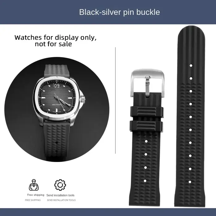 Bracelet en caoutchouc 22mm M049 TV bracelet vert 22mm pour Mido nouveau bracelet de montre Multipor