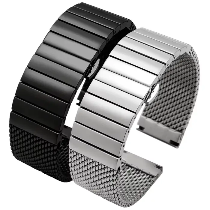 Bracelet Shlavabo Mesh Milan en acier inoxydable
