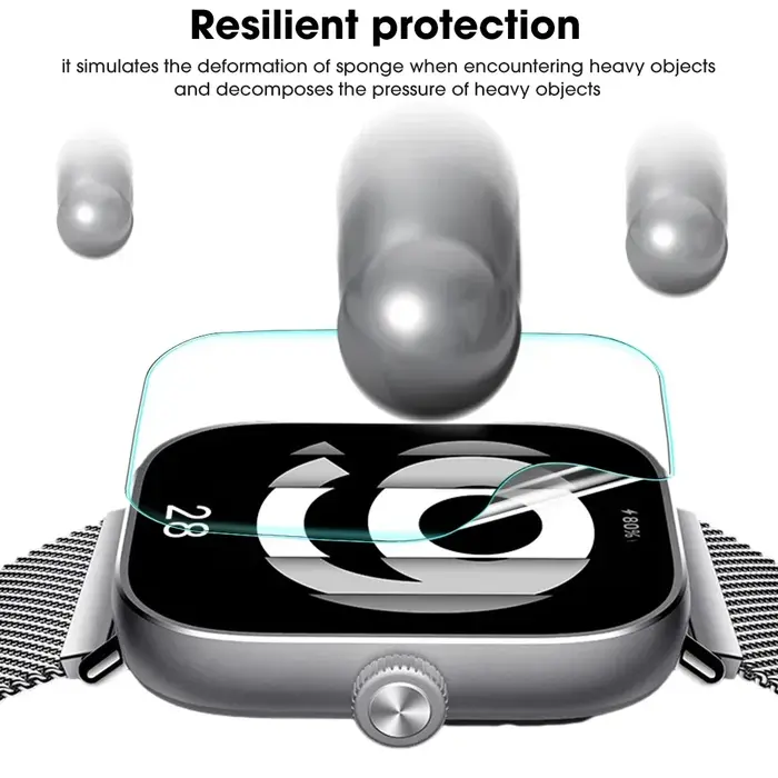 Protecteurs d'écran flexibles pour Xiaomi Redmi Watch 6 5 Active Lite HD