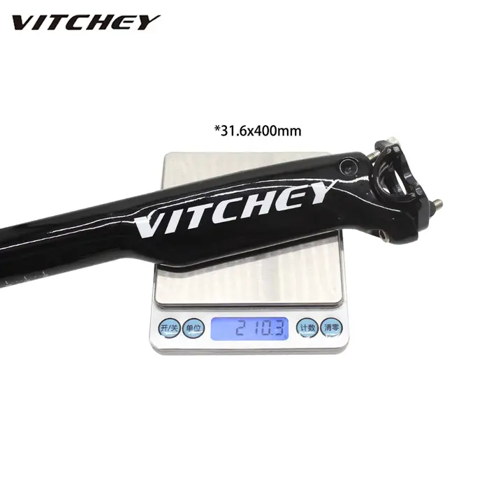Vitchey plein carbone vtt vélo tige de selle Tube de selle montagne route vélos Tube de selle 27.2/3