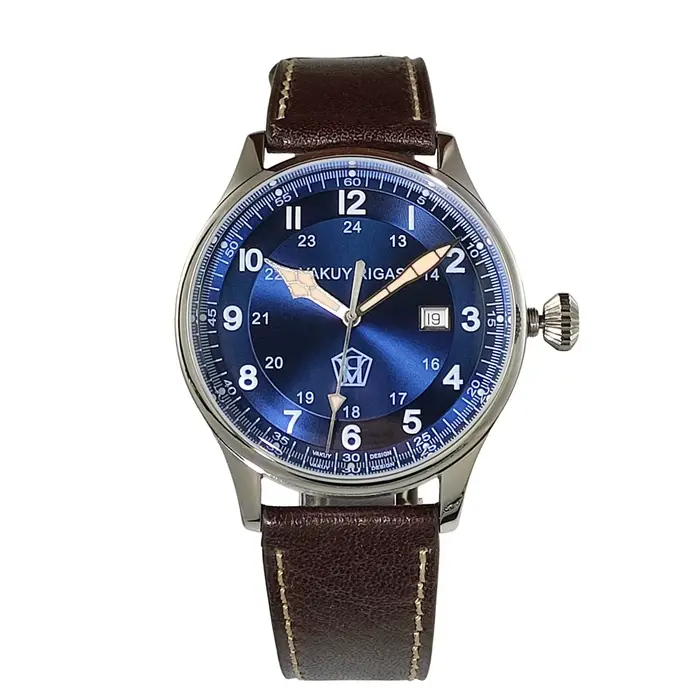 Montre mécanique automatique Vakuy, mouvement Sea-Gull ST2130, calendrier lumineux puissant, aiguill