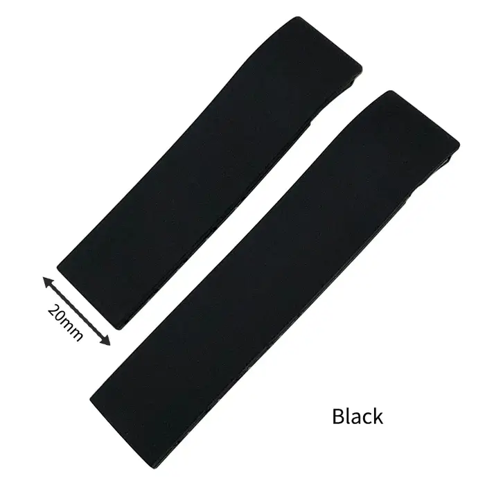 Bracelet de montre en caoutchouc de silicone naturel, 20mm, pour Tissot 1853 T011 T090 T472, tachymè