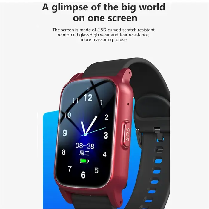 Montre intelligente pour personnes âgées 4G avec GPS