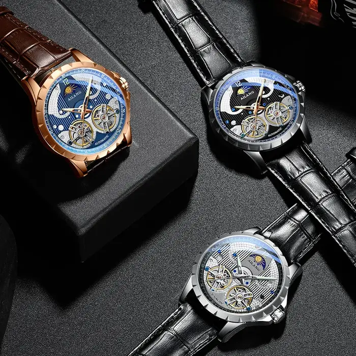 AILANG 2019 Nouvelle Montre Homme Authentique Mécanique Automatique Étanche pour Affaires