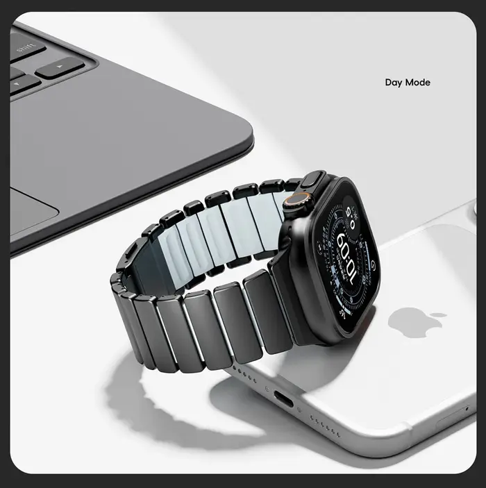 Bracelet Titanium Stratos pour Apple Watch 1- 11 SE