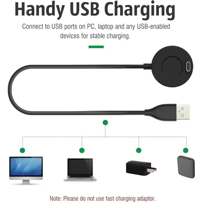Chargeur USB pour montre connectée Garmin Forerunner 965 955 945 935 745 265 255 245 55 45