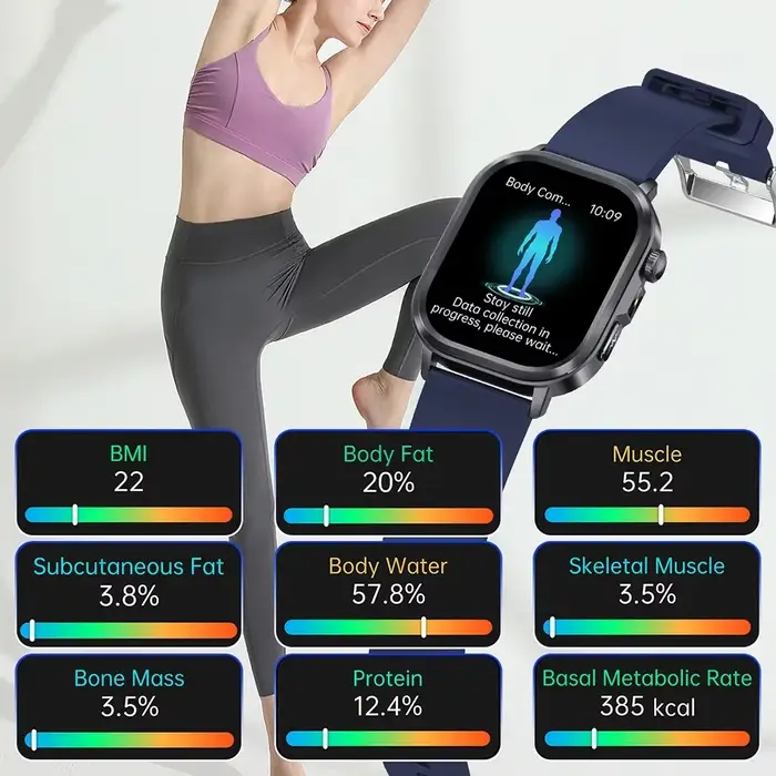Montre connectée 2025, moniteur de santé précis