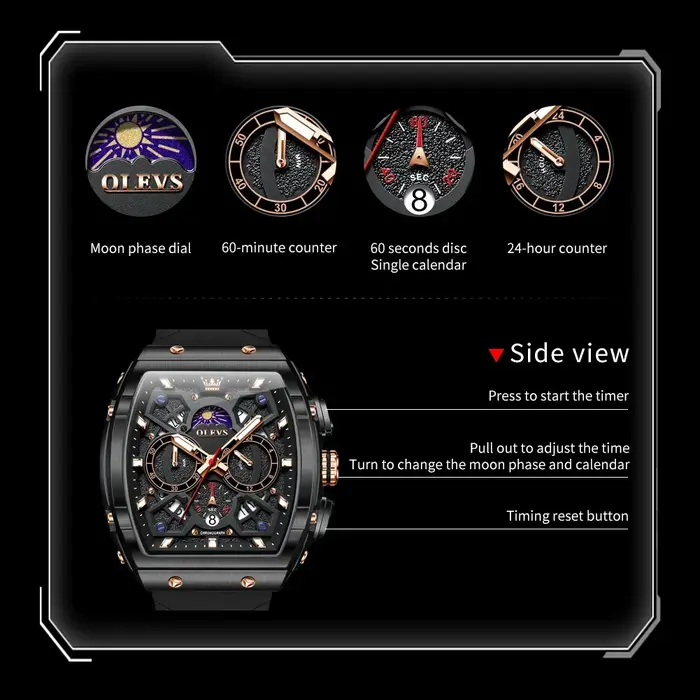 Montre-bracelet pour homme OLEVS originale