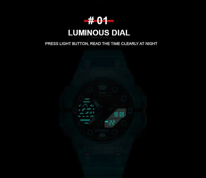 DulMan-Montres numériques étanches pour hommes, montre-bracelet militaire électronique, horloges à quartz pour hommes, heure des touristes, bleu, mode