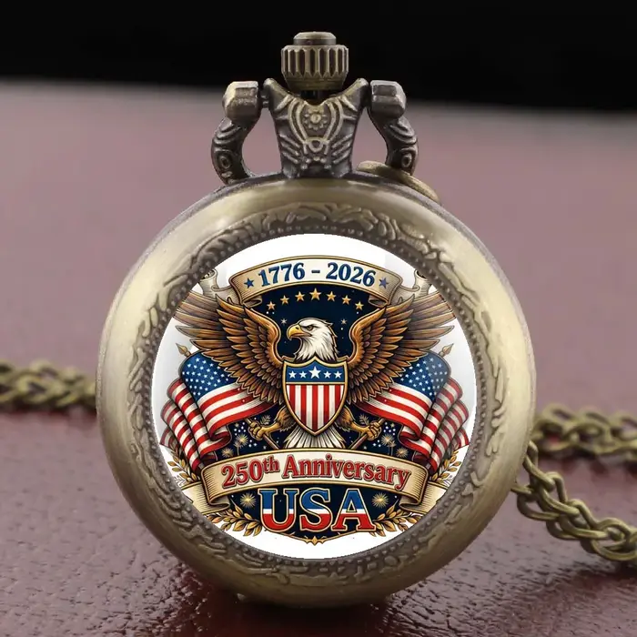 Montres de poche vintage en verre bombé à quartz