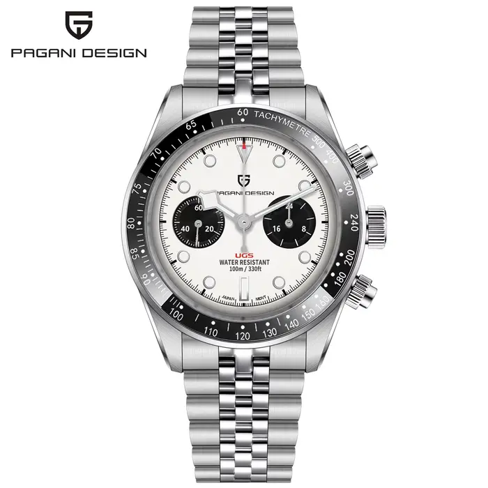 Montres à quartz pour hommes PAGANI DESIGN 2026, nouvelle montre chronographe rétro BB Panda, bracel