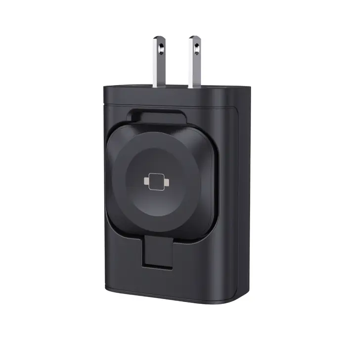 Oatsbasf-Adaptateur de chargeur sans fil magnétique rapide, 4 en 1, QC3.0, Apple Watch, Samsung Watc