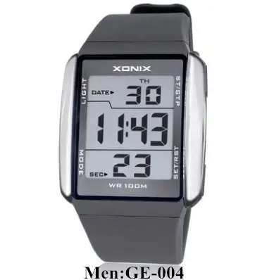 XONIX hommes montres de sport étanche 100m en plein air amusant multifonction Montre numérique natat