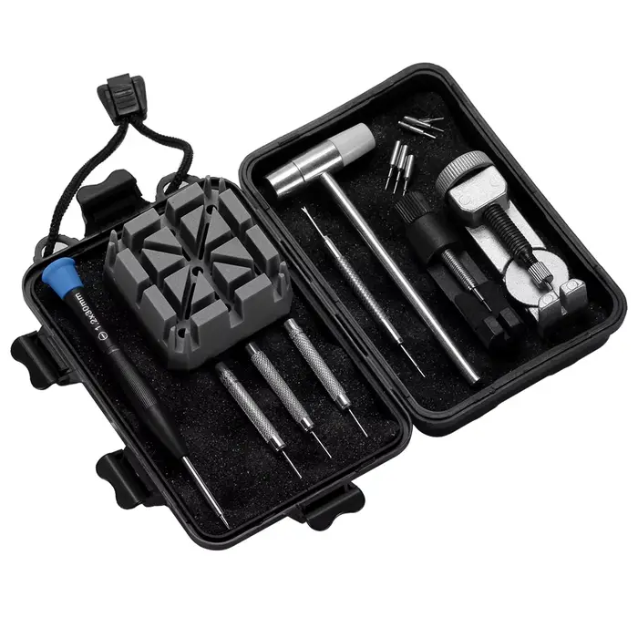 Kit de réparation de montres professionnel 16 pièces