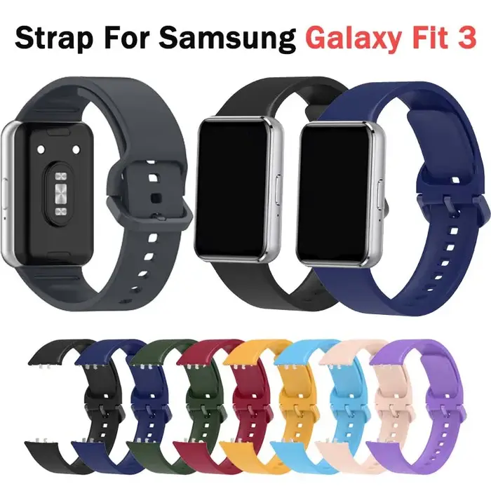 Bracelet en silicone pour montre Galaxy Fit 3 - Ajustement confortable