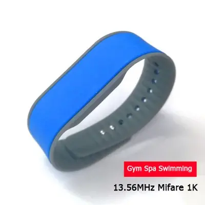 Bracelet étanche 13.56MHZ RFID ISO14443A F08 Bracelet MF Classic 1K S50 Bracelet en Silicone nouveau