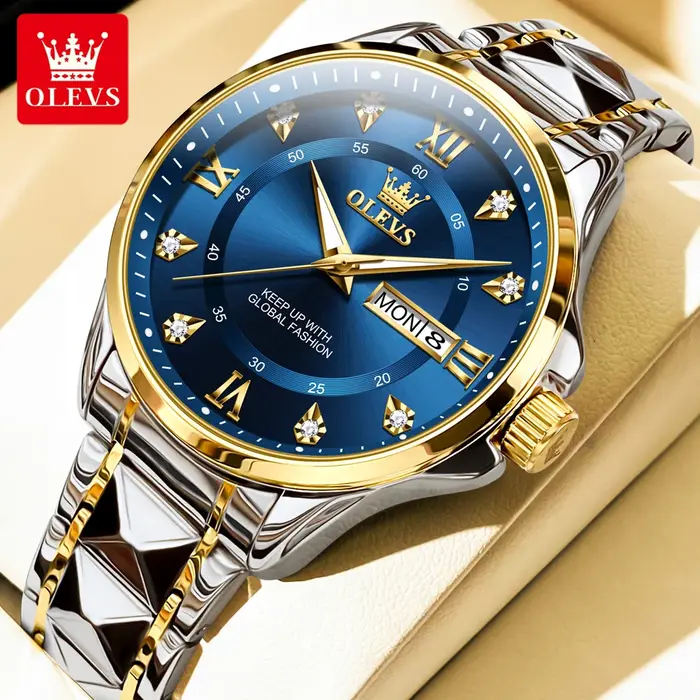 Montre OLEVS 2906 de luxe originale pour homme