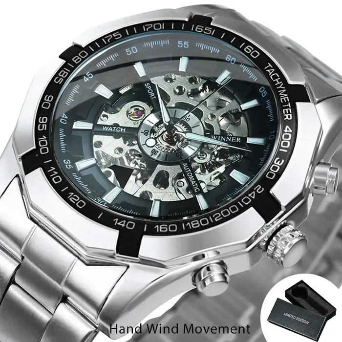 WINNER – montre squelette classique pour hommes
