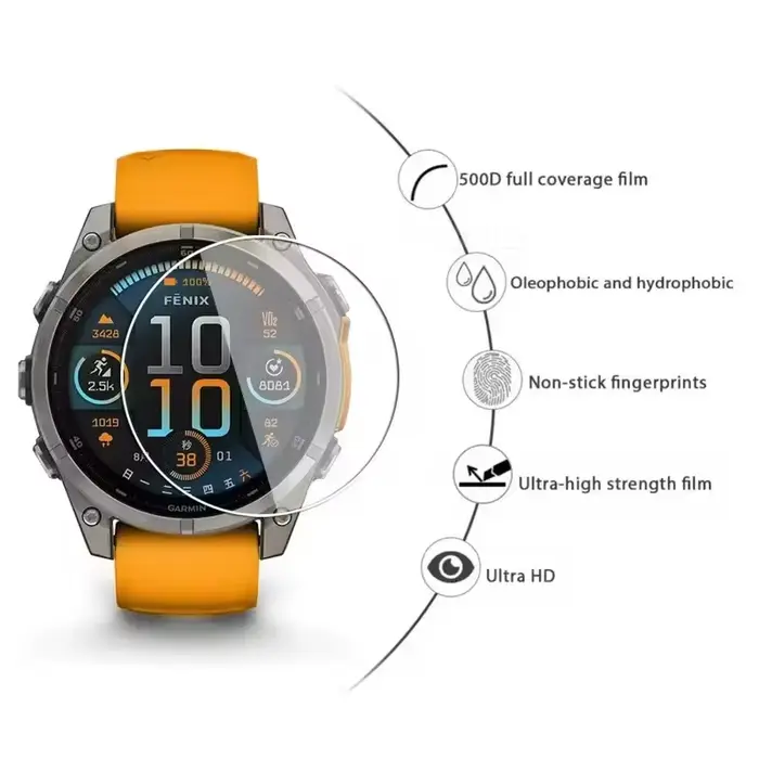 Protecteur d'écran pour montre intelligente Garmin Epix Gen 2/Epix Pro Gen 2