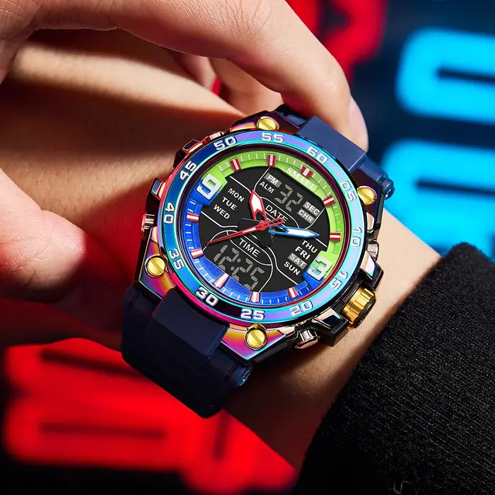 SMAEL Nouvelle Montre Digitale Militaire pour Homme