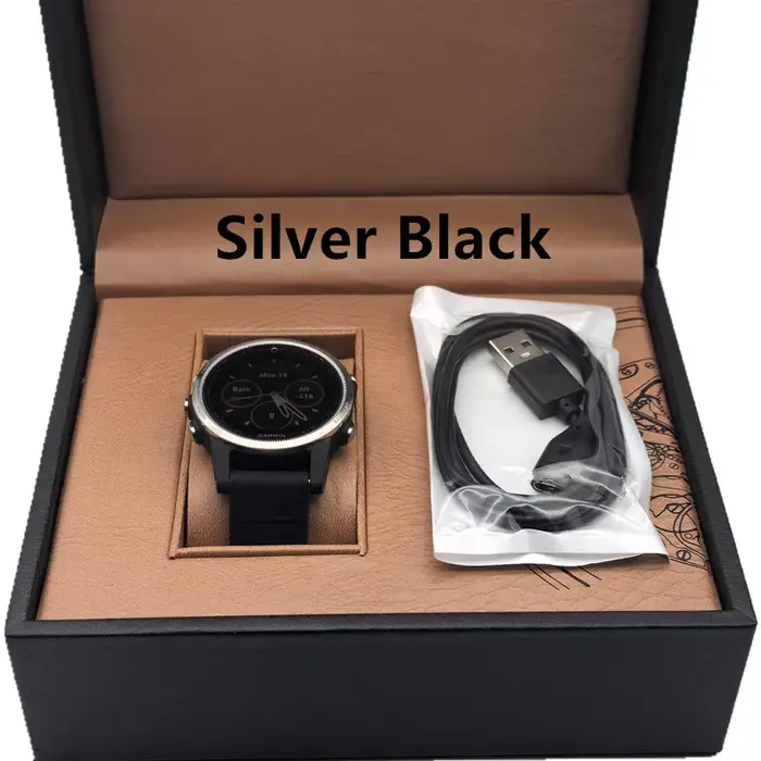 Montre GPS Garmin Fenix 5S 42 mm avec moniteur de fréquence cardiaque optique pour les sports de plein air