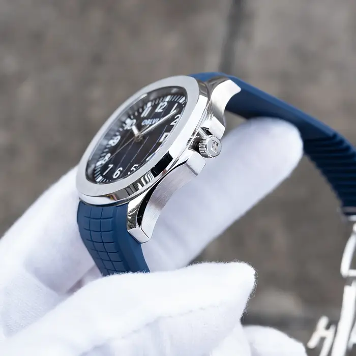 OBLVLO – montre mécanique automatique de Sport de styliste, cadran Brlue avec Date, bracelet en caoutchouc lumineux, montres décontractées FM-SL