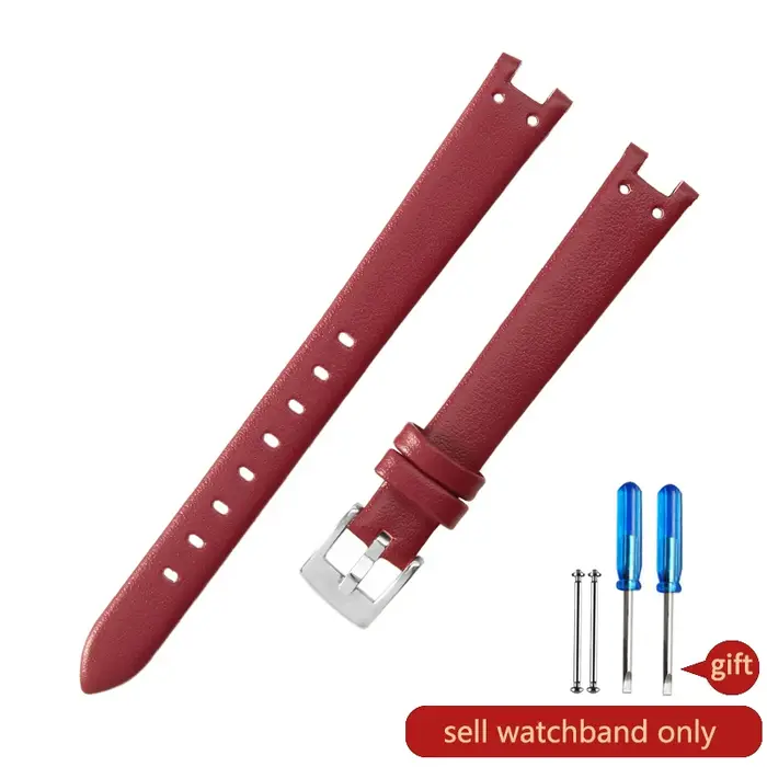 Bracelet de montre en cuir véritable durable pour femme, bracelets de montre étanches, petit cadran,